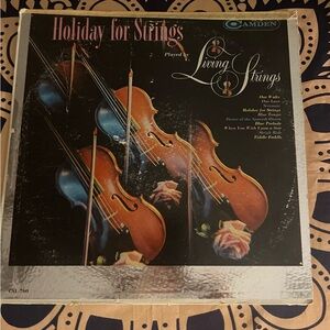 Holiday for Strings Vinyl Record in Black and Gold